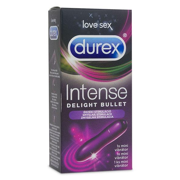 Durex Intense Delight Bullet De Durex Intense Delight is een sensueel erotisch speeltje met een gladde gebogen vorm die lijkt op een vinger