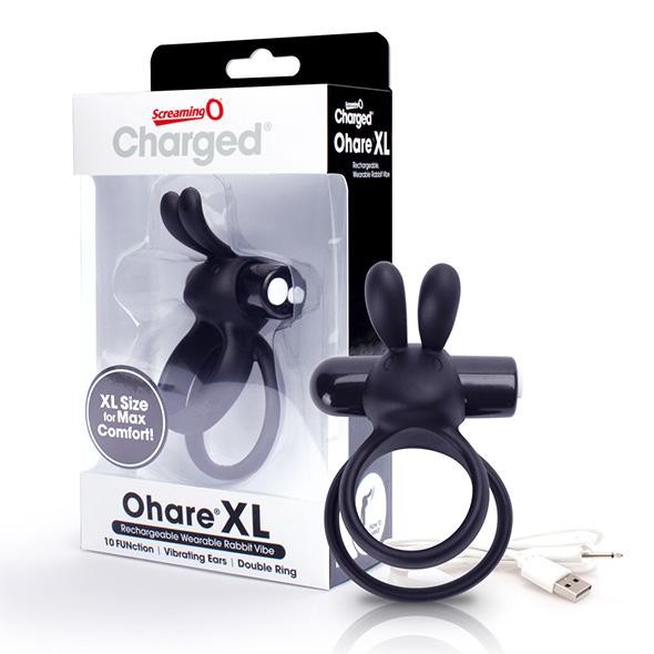 The Screaming O Charged Ohare XL Rabbit Peniring De Charged Ohare XL is de nieuwere, grotere versie van de Screaming O-bestseller, Charged Ohare